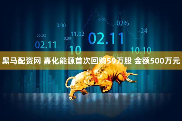 黑马配资网 嘉化能源首次回购59万股 金额500万元